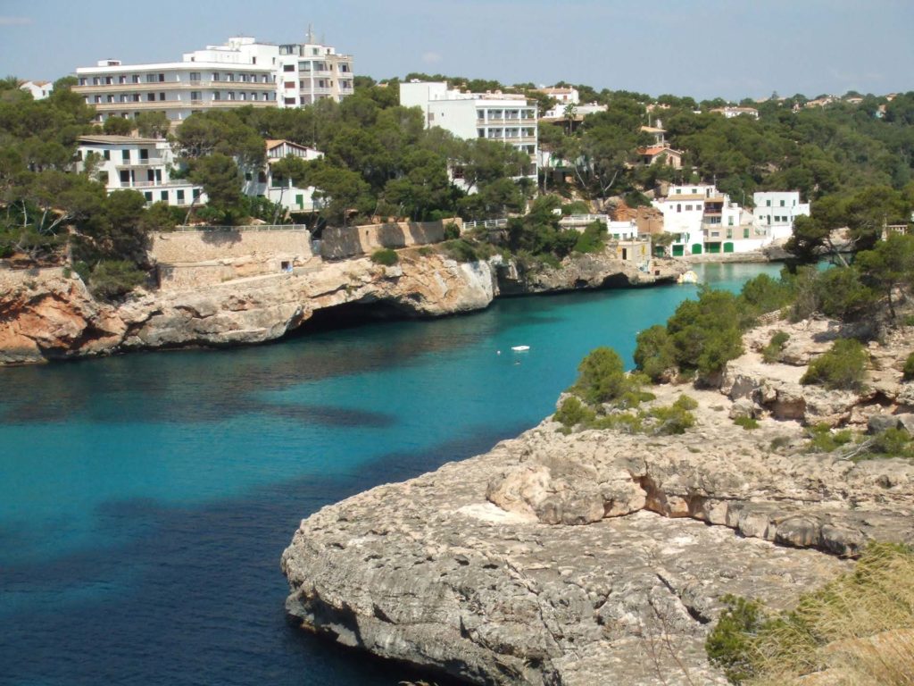 Vistas al mar Cala Santanyi, Mallorca