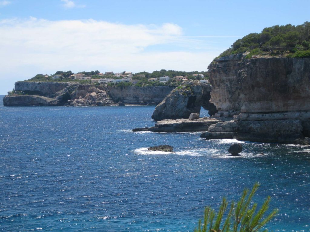 Vistas al mar Cala Santanyi, Mallorca