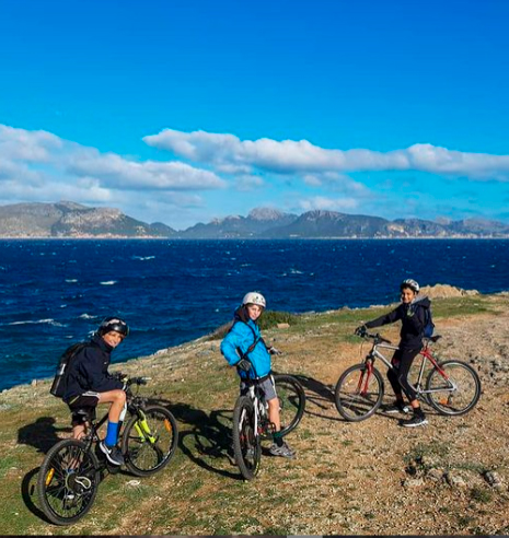 Bicicleta familia Mallorca